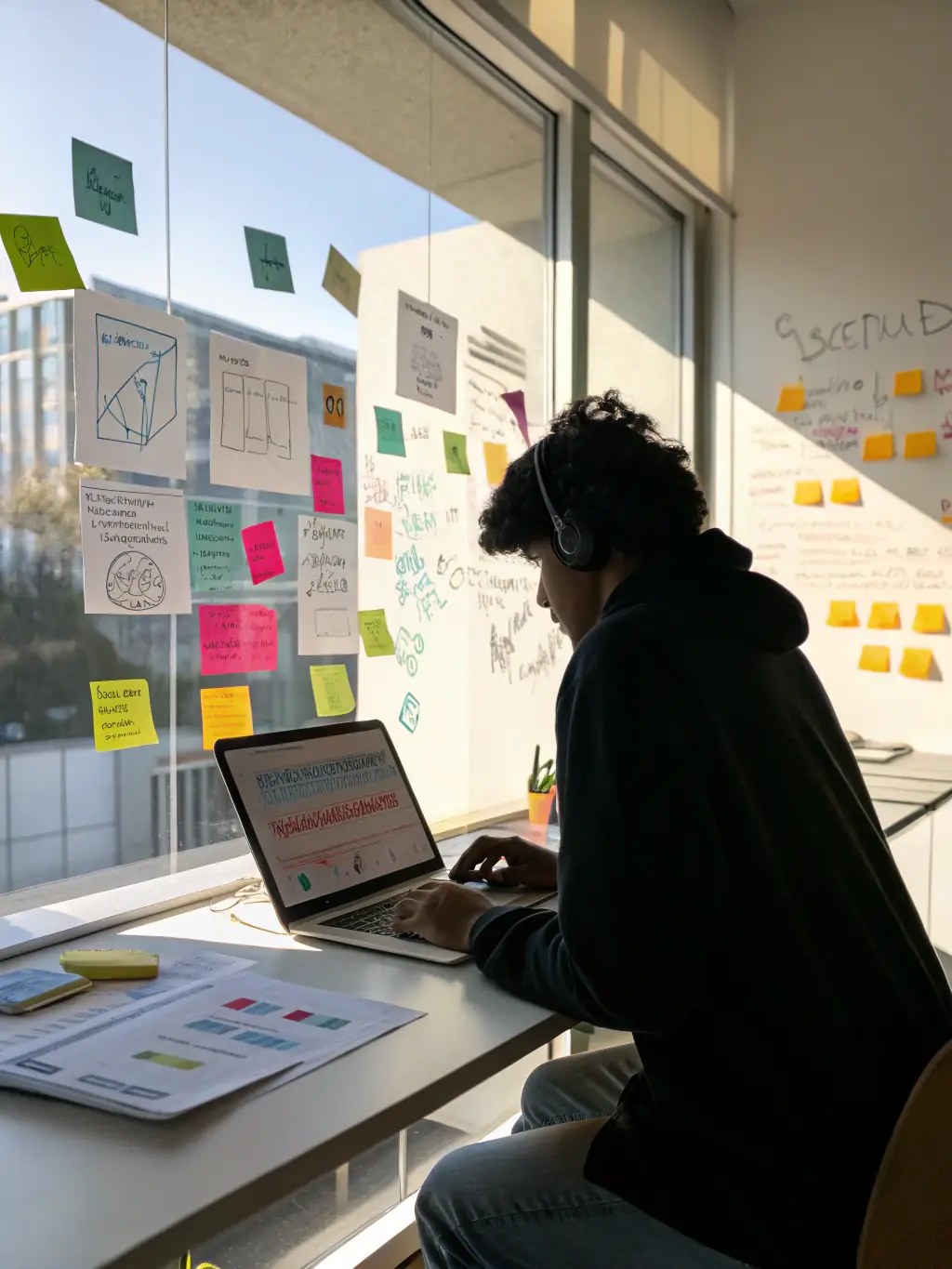 A person using task management software to prioritize and organize their workload, ensuring efficient task completion.